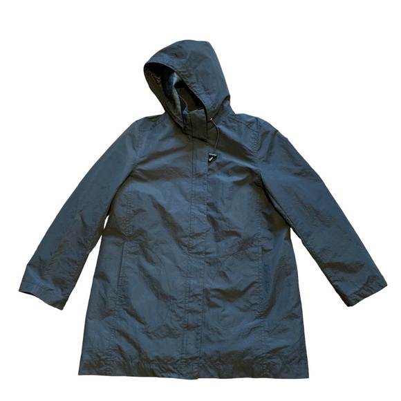 HENNES by H&M Women's Size L Black Lightweight Hooded Jacket. - Picture 6 of 13